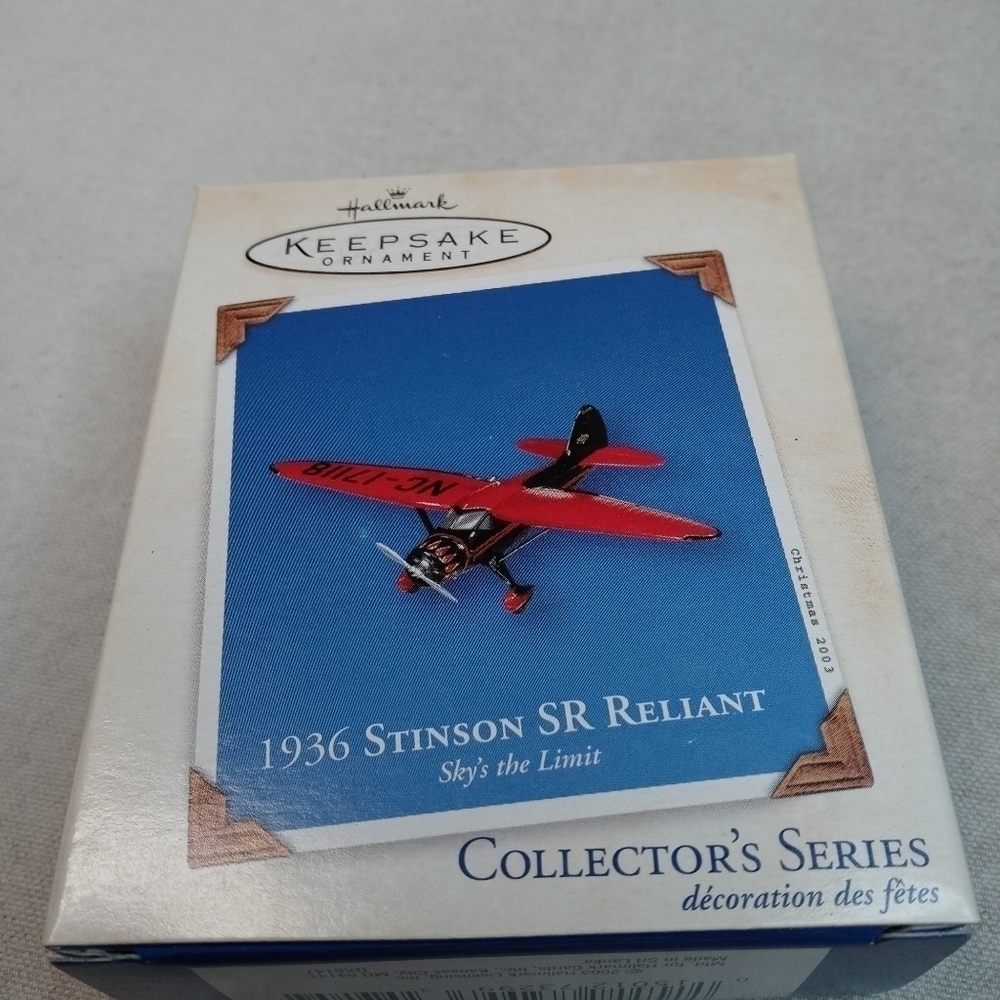 Hallmark 2003 Sky's the Limit 7th 1936 Stinson SR